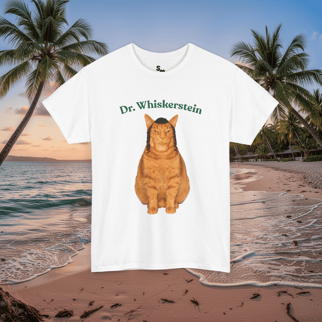 Dr. Whiskerstein Cat T-Shirt